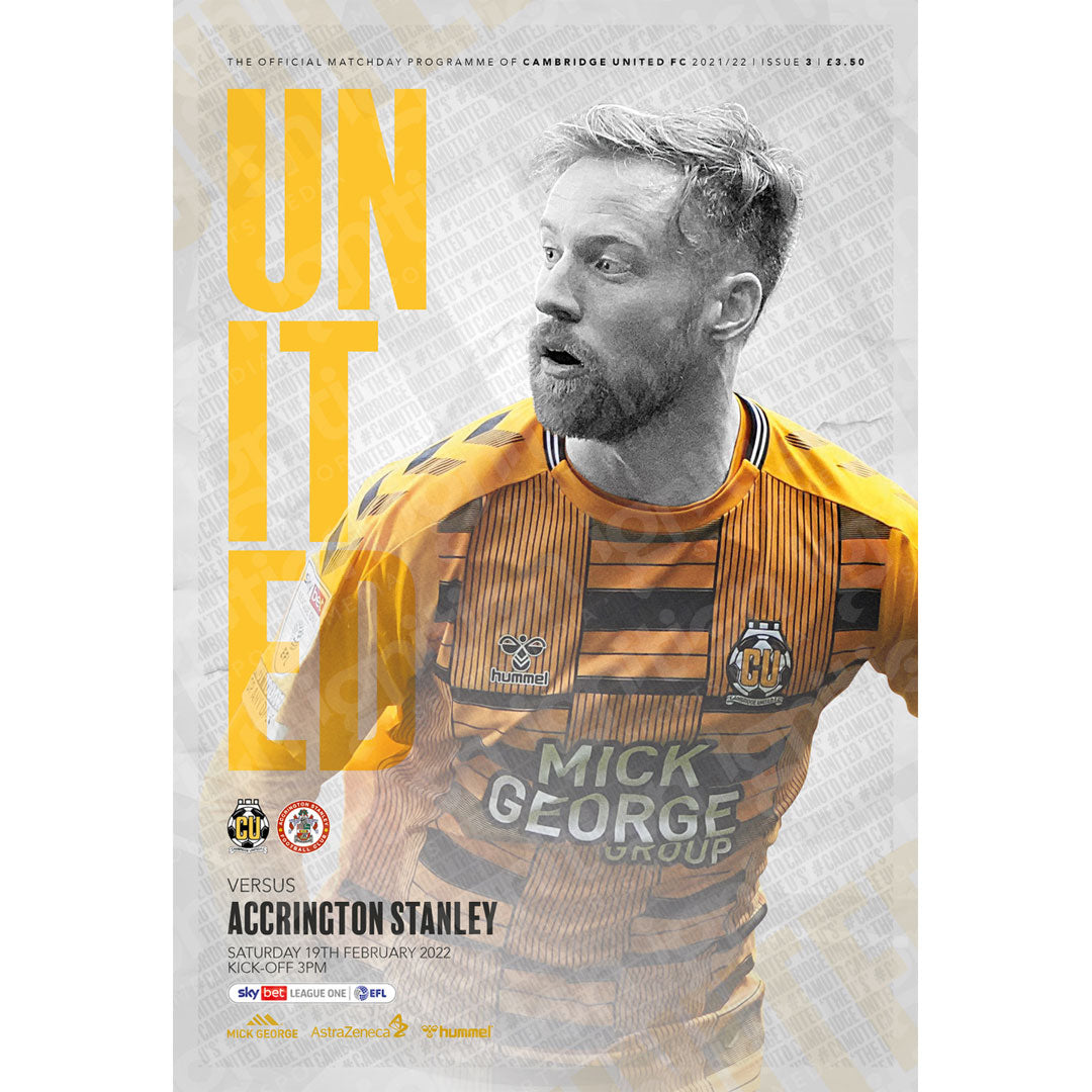 Cambridge United vs Accrington Stanley