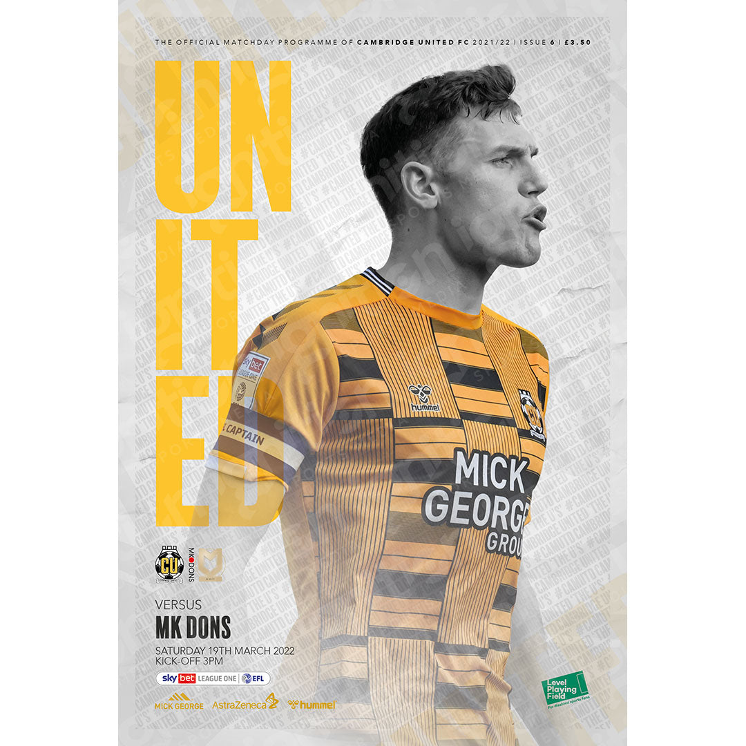 Cambridge United vs MK Dons