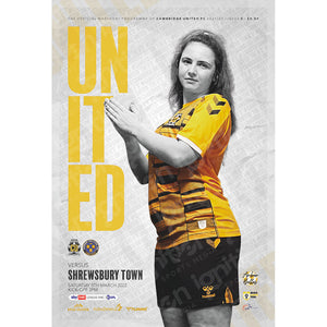 Cambridge United vs Shrewsbury Town