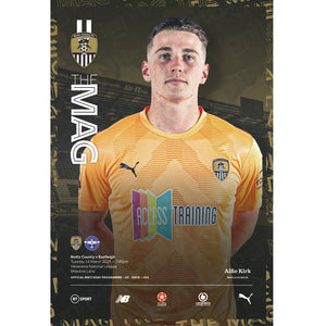 Notts County vs Eastleigh football programmes