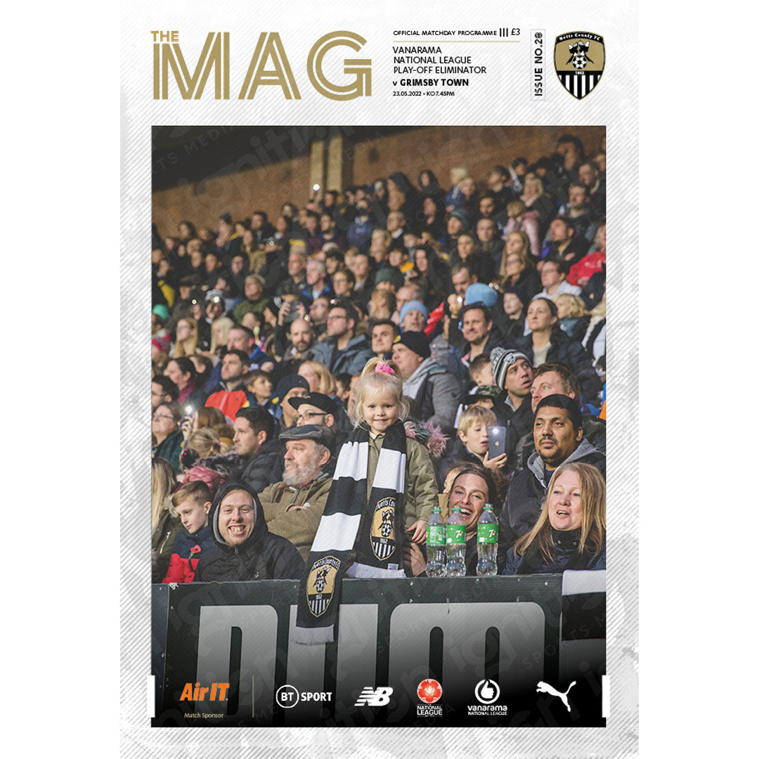 Notts County v Grimsby Town (National League Play-Offs) football programme