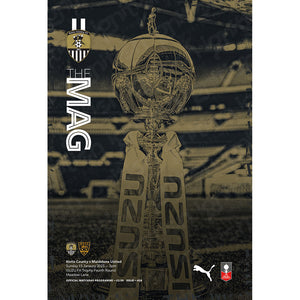 Notts County vs Maidstone United (FA Trophy) football programmes