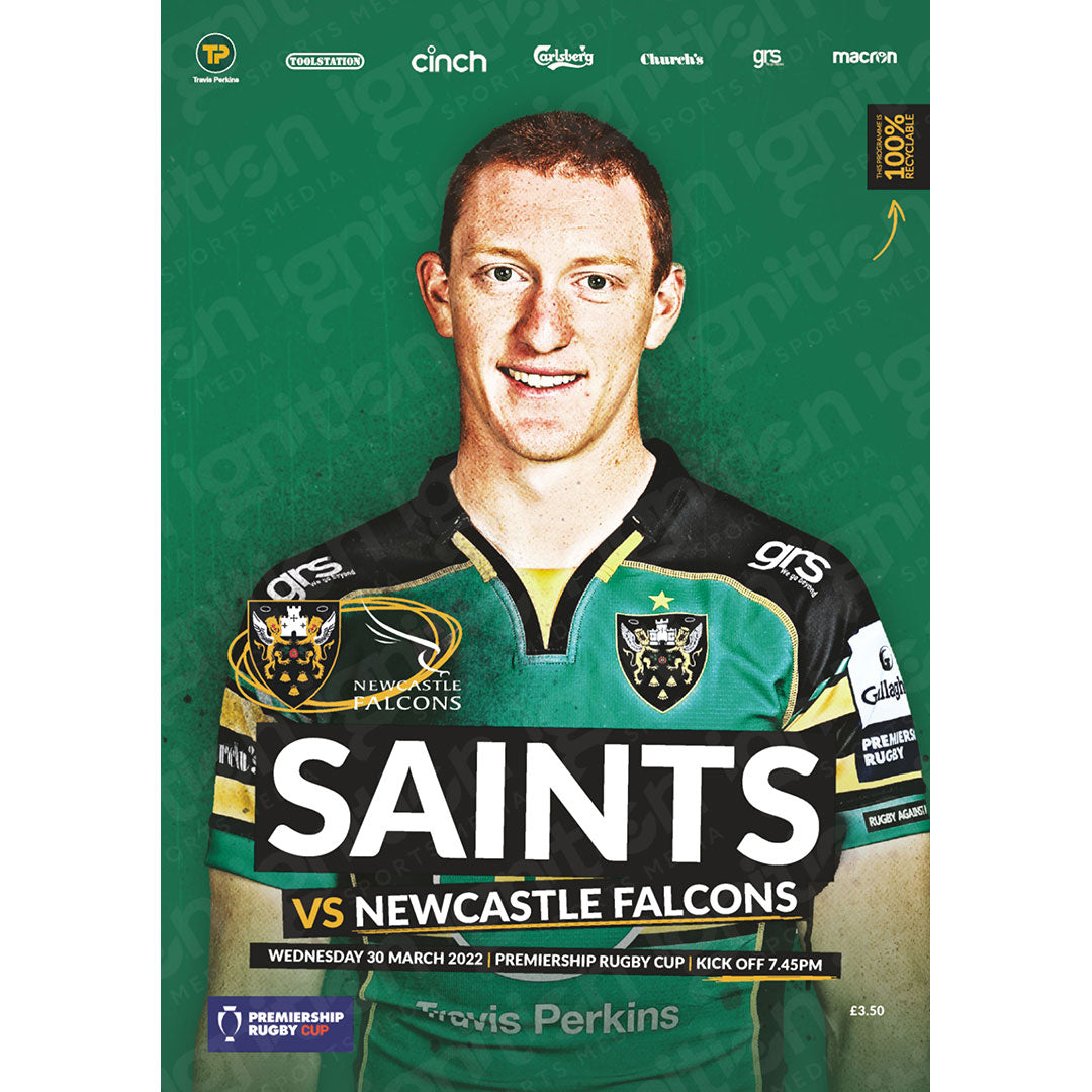 Northampton Saints vs Newcastle Falcons (Prem Rugby)