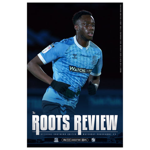 Southend United vs Port Vale football programmes