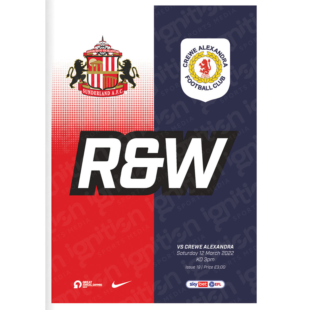 Sunderland vs Crewe Alexandra