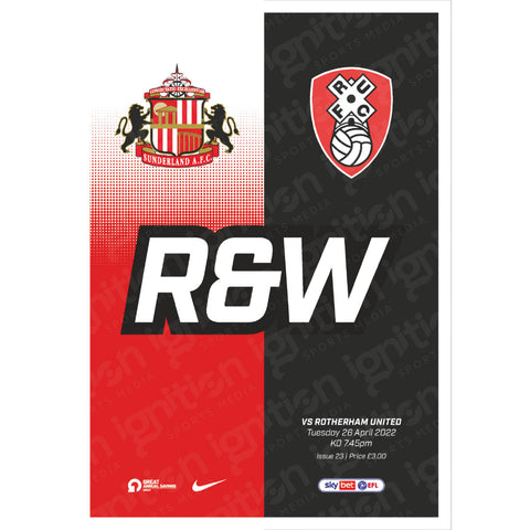 Sunderland vs Rotherham United